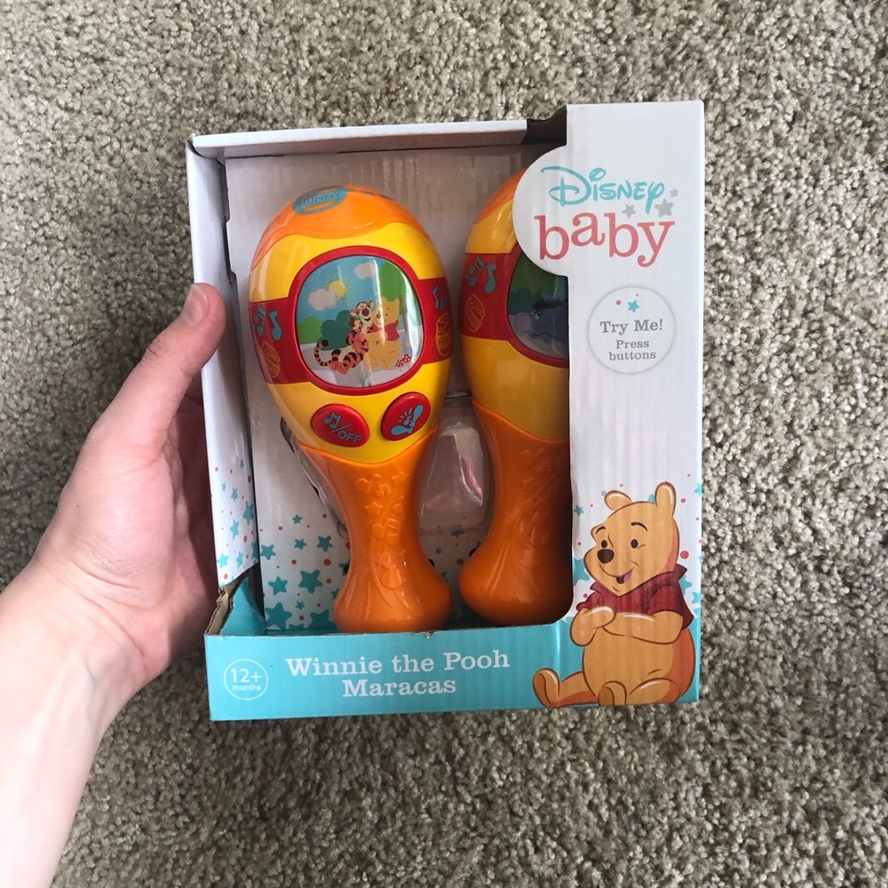 3 for $20! ✨ Disney Baby Winnie The Pooh Maracas